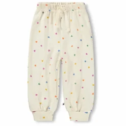 Jogger Simeon Cœurs Coton Bio | Ecru