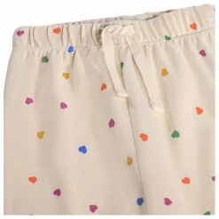 Jogger Simeon Cœurs Coton Bio | Ecru