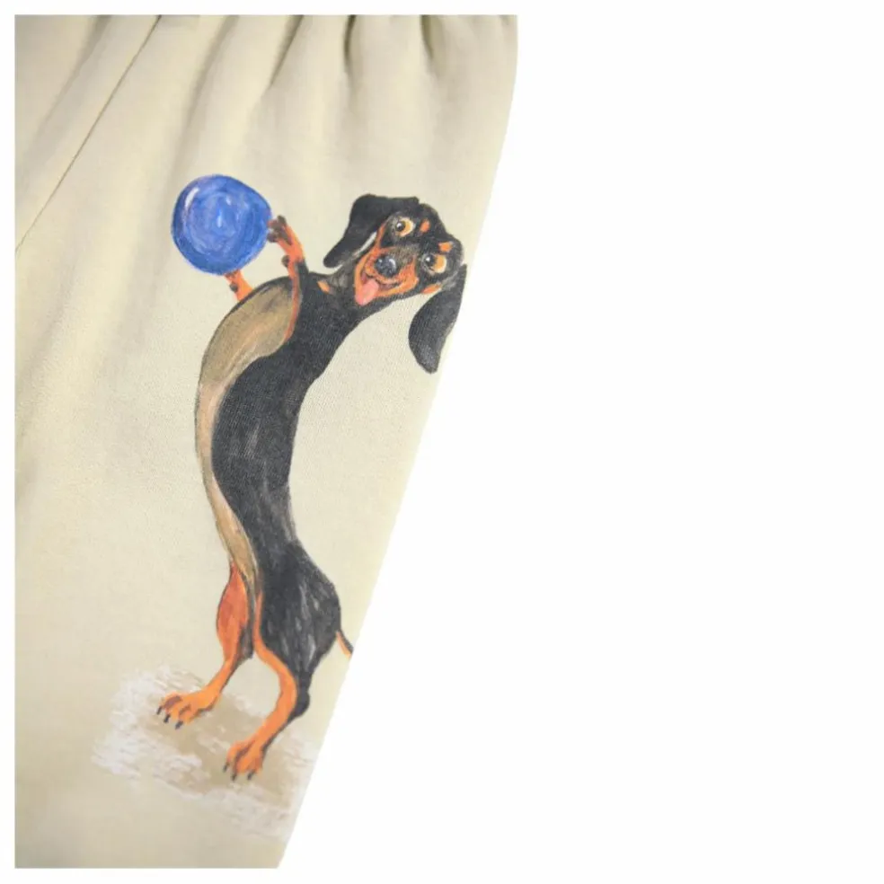 Jogger Simeon Dog Play Coton Bio | Ecru