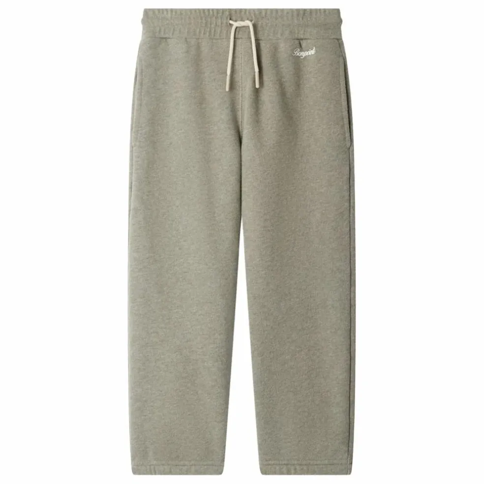 Jogger Tidji Molleton Coton Bio | Vert céladon