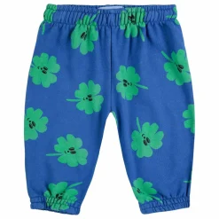 Jogger Trèfles Coton Bio | Bleu