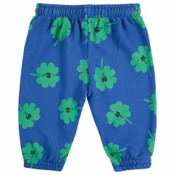 Jogger Trèfles Coton Bio | Bleu