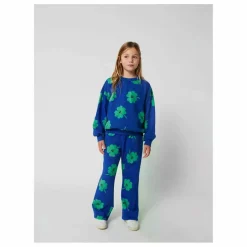 Jogger Trèfles Coton Bio | Bleu
