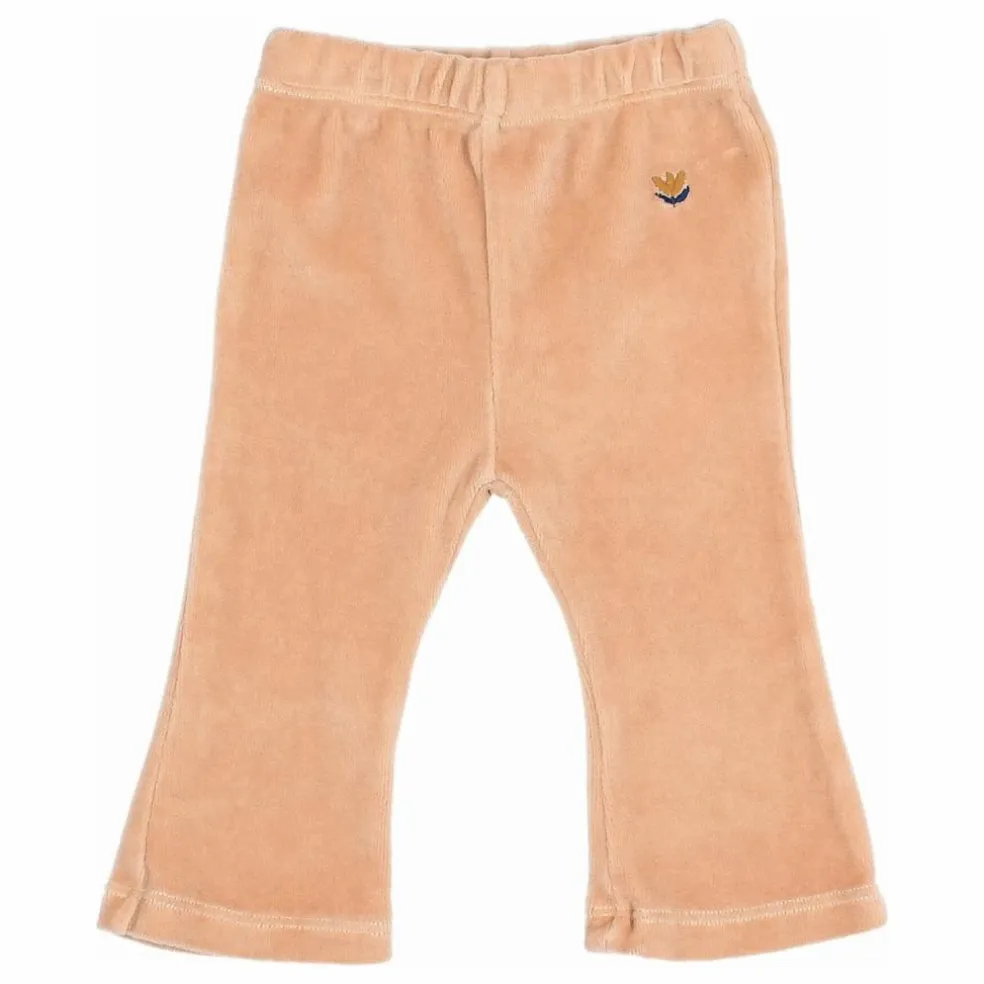 Jogger Velours Coton Bio | Rose