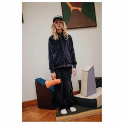 Jogger Velours Coton Bio | Bleu marine