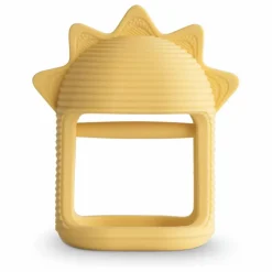 Jouet de dentition en silicone | Jaune