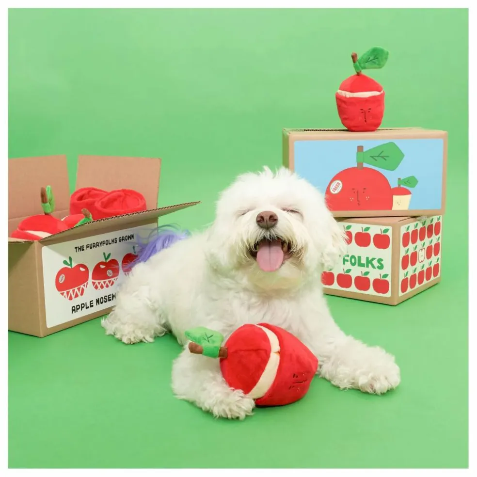 Jouet de fouille Apple | Rouge