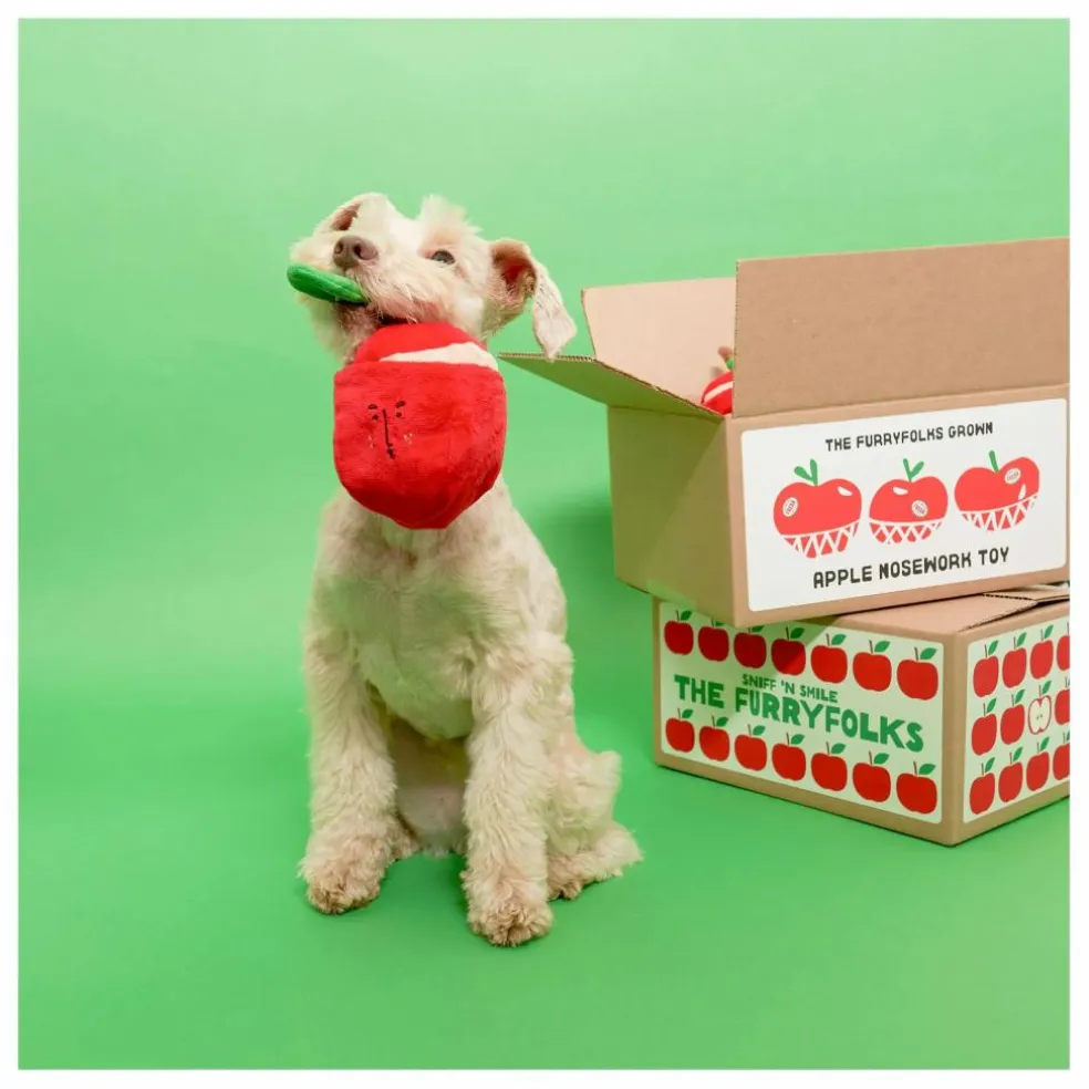 Jouet de fouille Apple | Rouge