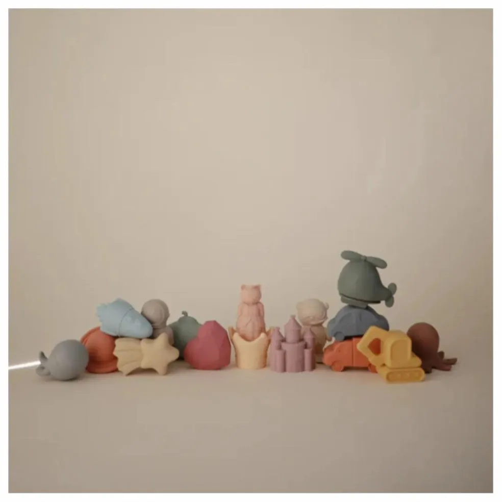 Jouets pour le bain Princesse - Set de 4 | Rose