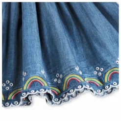 Jupe Bernie Arcs-en-ciel Coton Bio | Bleu