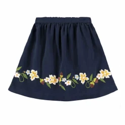 Jupe Bonnie Coton Bio | Bleu marine