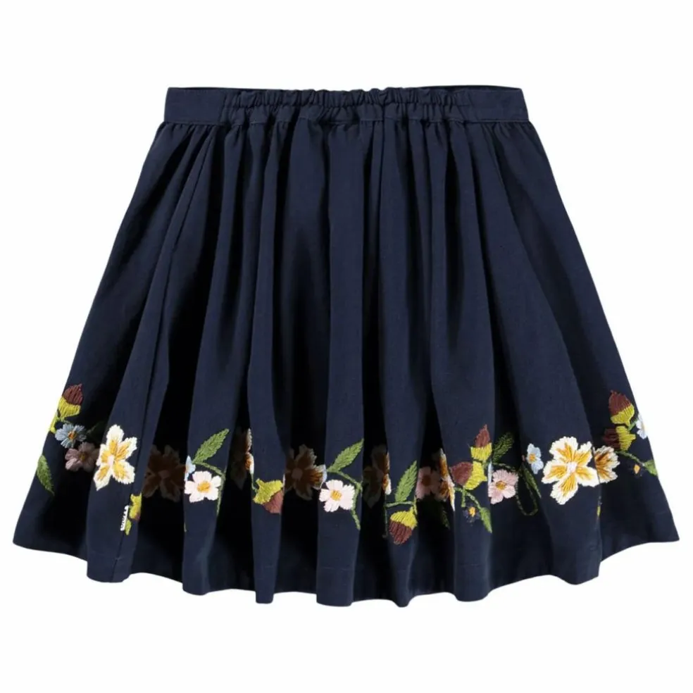 Jupe Bonnie Coton Bio | Bleu marine