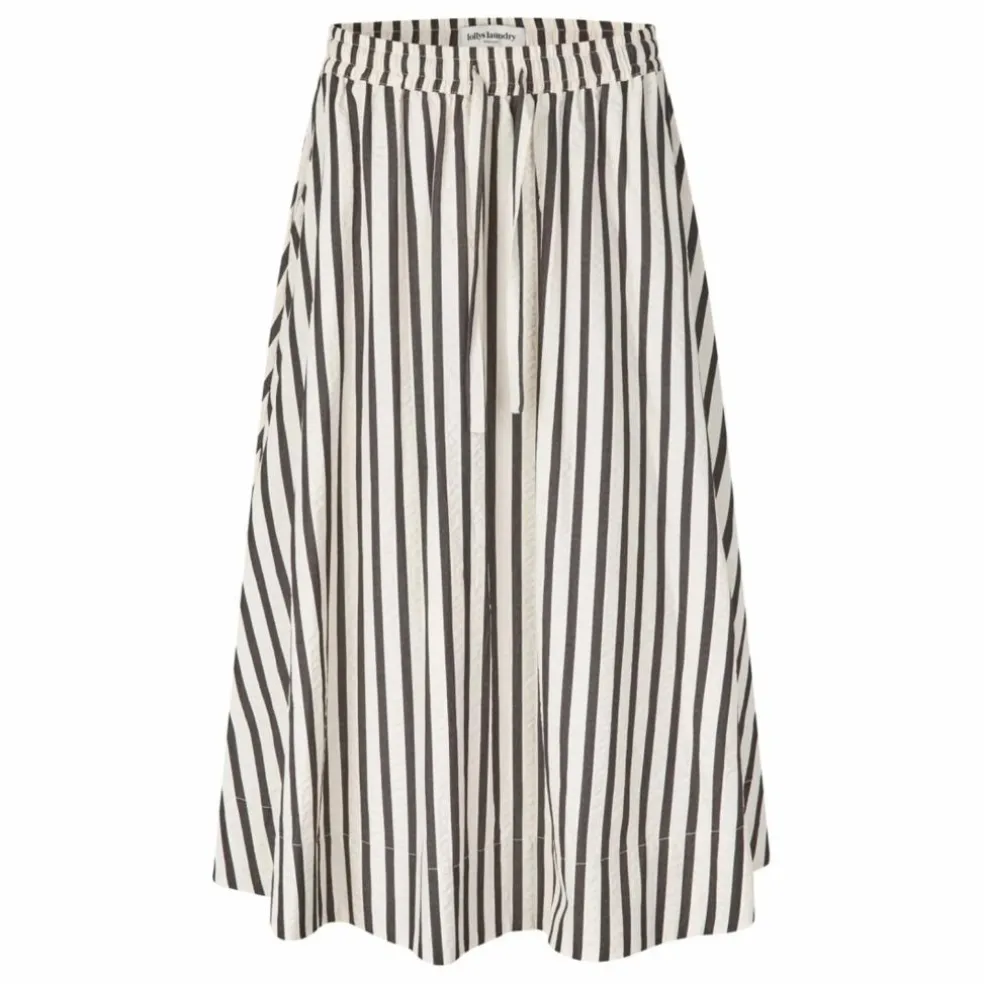 Jupe Bristol Rayures | Noir