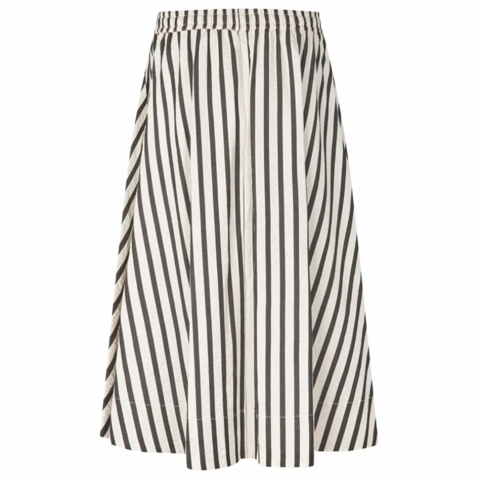 Jupe Bristol Rayures | Noir
