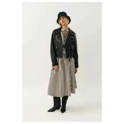 Jupe Bristol Rayures | Noir
