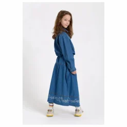 Jupe Brodée Cally | Bleu jean