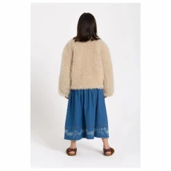 Jupe Brodée Cally | Bleu jean