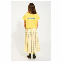 Jupe Carreaux | Jaune pâle