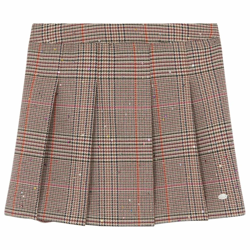 Jupe Carreaux | Beige