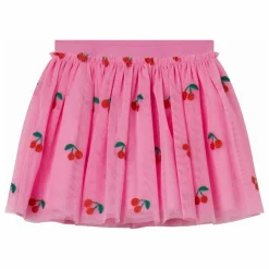 Jupe Cerises Tulle | Rose