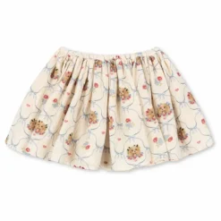 Jupe Coco Chiens Coton Bio | Ecru