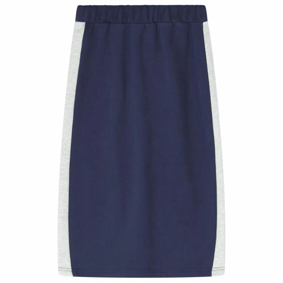 Jupe Colorblock Coton Bio | Bleu marine