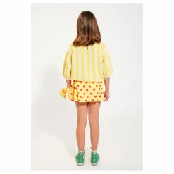 Jupe Court Nœud Eponge Bio | Jaune