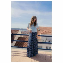 Jupe de Grossesse Carlota Full Moon | Bleu azur