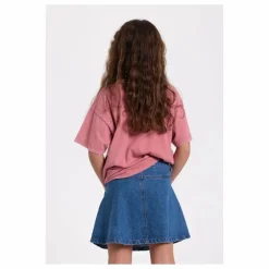 Jupe Denim Brodée Janis | Bleu jean