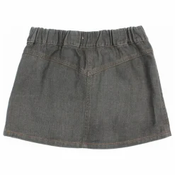 Jupe Denim Coton Bio | Denim gris