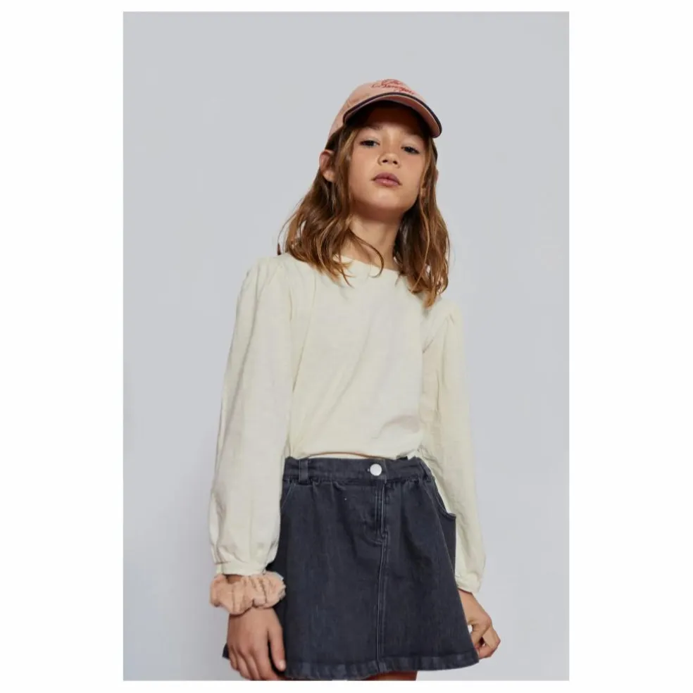 Jupe en Jean Andrea | Gris