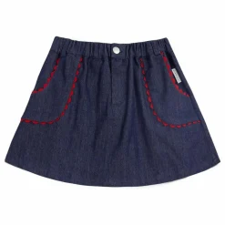 Jupe en Jean Cecilia | Bleu foncé