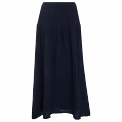 Jupe Evelyn Gaze de Coton | Bleu nuit