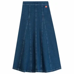 Jupe Flare Denim - Collection Femme | Bleu