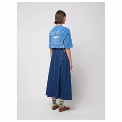 Jupe Flare Denim - Collection Femme | Bleu