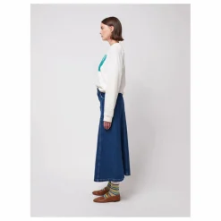 Jupe Flare Denim - Collection Femme | Bleu