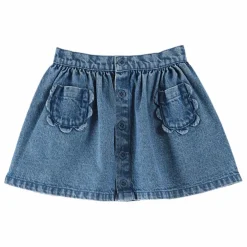 Jupe Fleurs | Denim