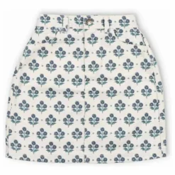 Jupe Fleurs Leros | Blanc
