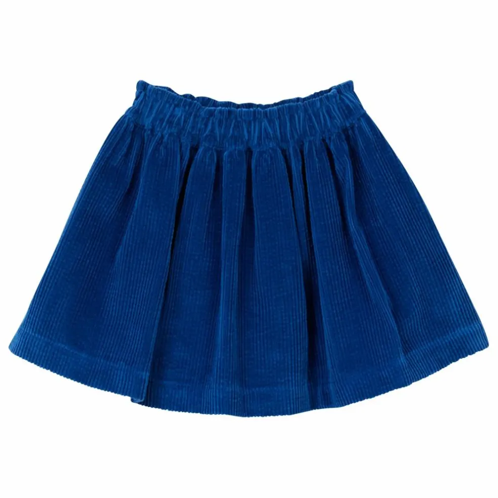 Jupe Garance Coton Bio | Bleu électrique
