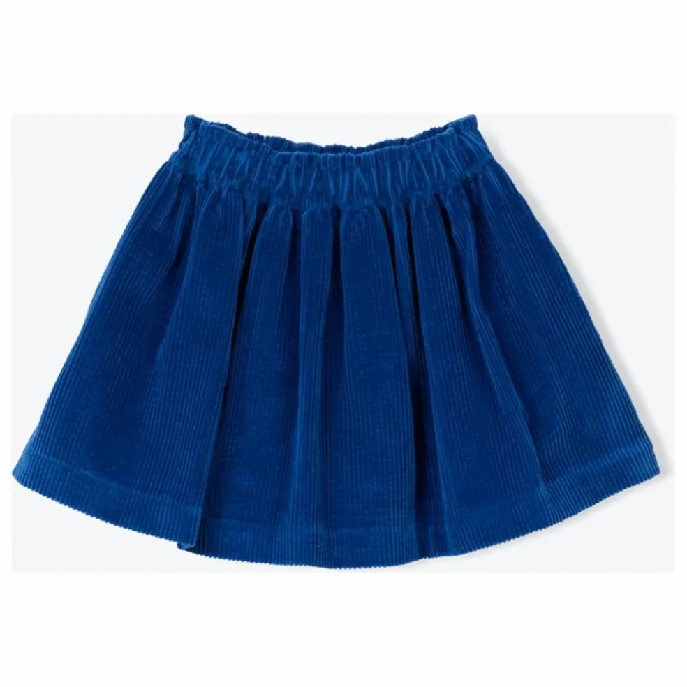 Jupe Garance Coton Bio | Bleu électrique