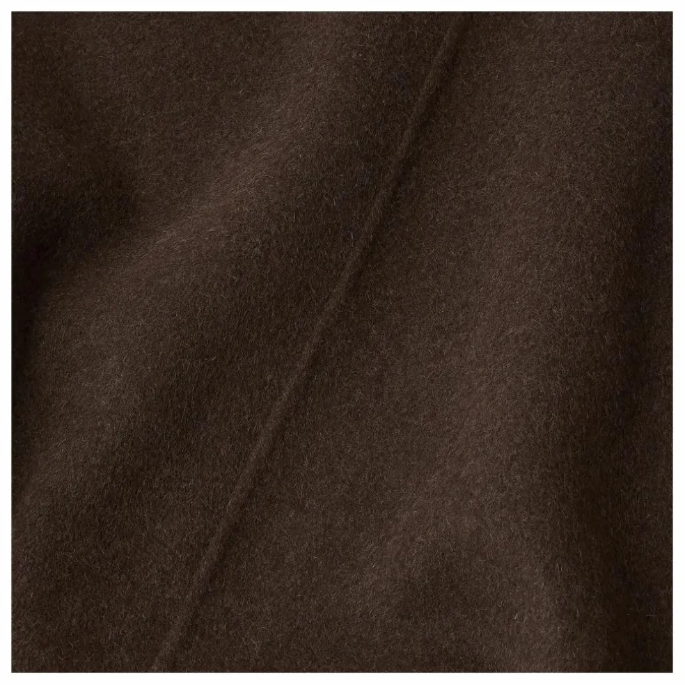 Jupe Genève Laine | Brun kaki