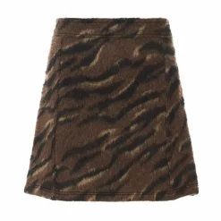 Jupe Jacquard Tigre | Brun