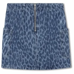 Jupe Jean Léopard | Denim