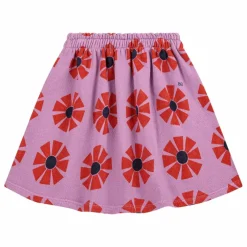 Jupe Kaleidoscope Coton Bio | Lilas