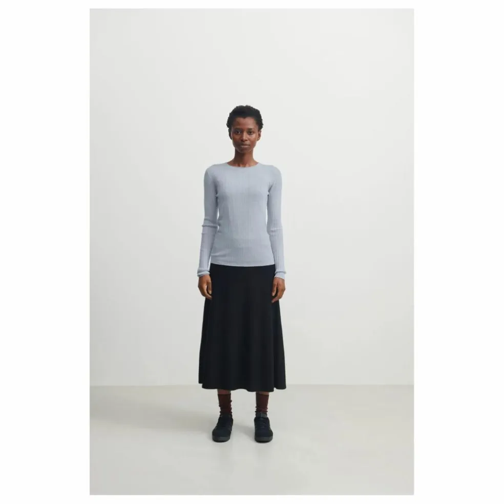 Jupe Laine Mérinos - Collection Femme | Noir