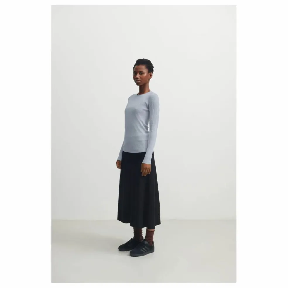 Jupe Laine Mérinos - Collection Femme | Noir