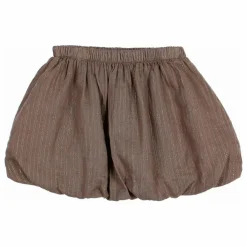 Jupe Lurex Gaze de Coton Bio | Taupe