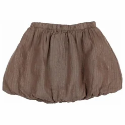 Jupe Lurex Gaze de Coton Bio | Taupe