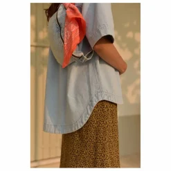 Jupe Marie Mini Léopard Coton Bio - Collection Femme | Marron