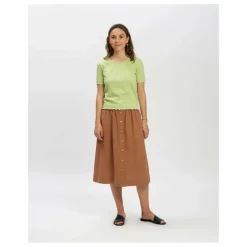 Jupe Midi Lin | Marron